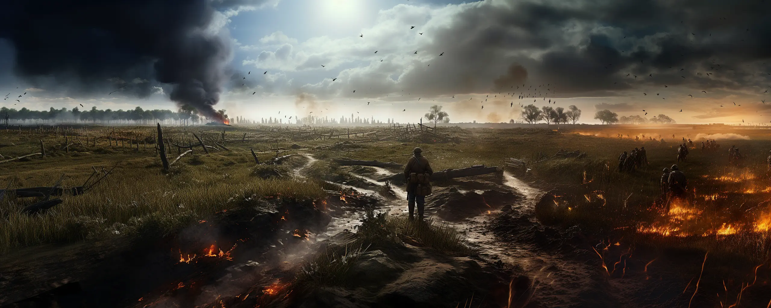 CarbonField panoramic battlefield